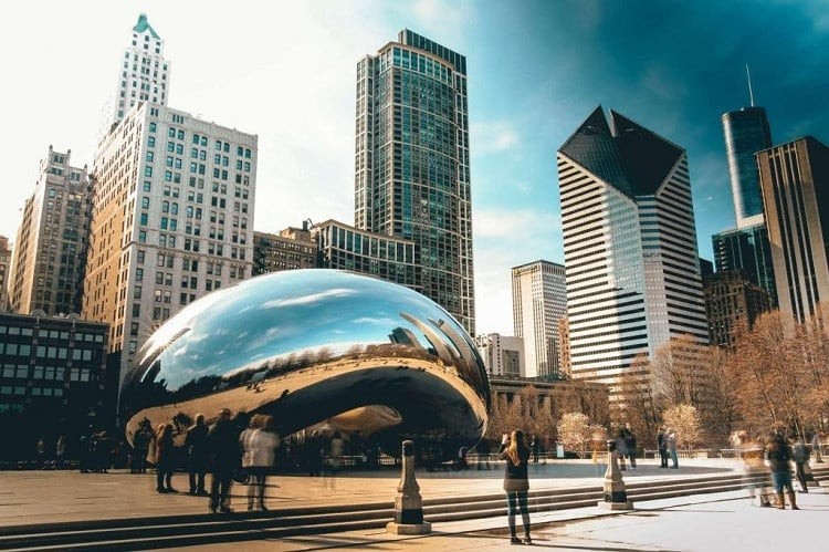 Thành phố Chicago được ví như trái tim của nước Mỹ