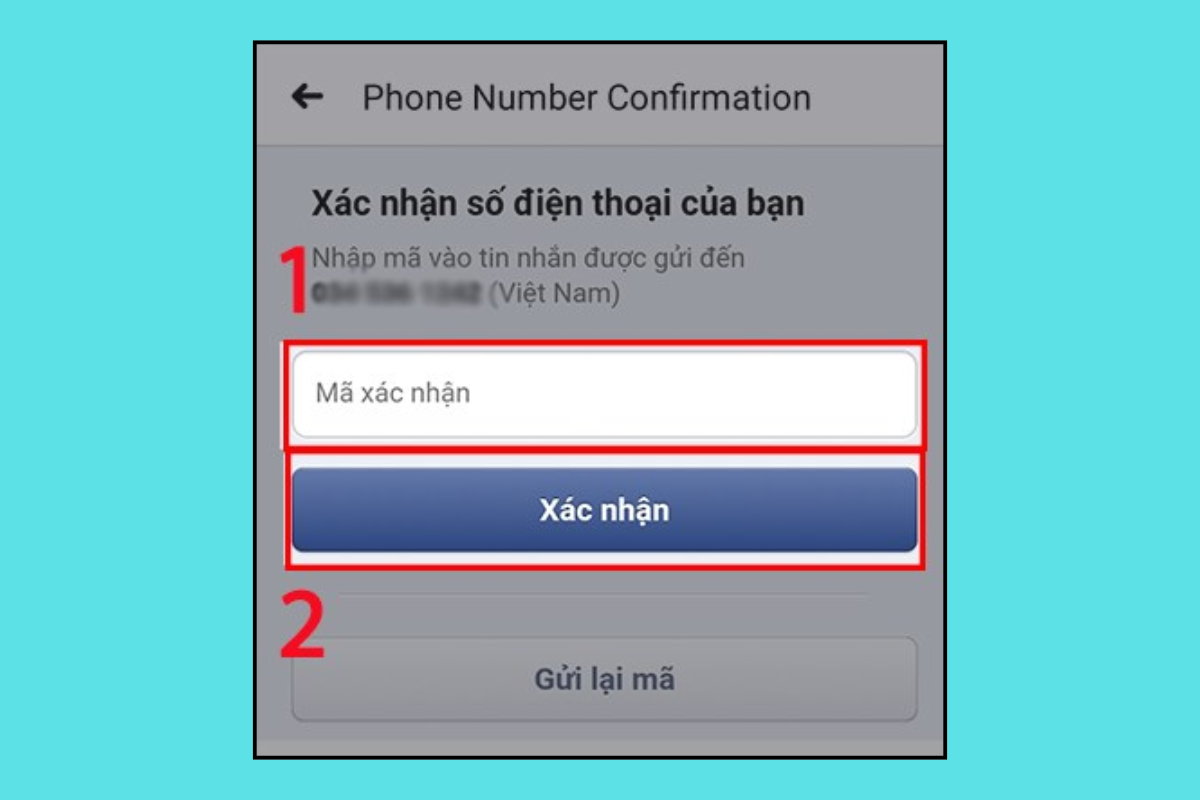 Hoàn thành cách đổi số điện thoại trên Facebook bằng điện thoại