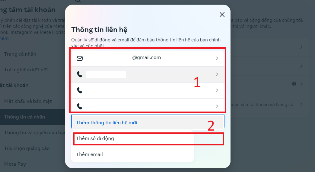 Hoàn thành cách đổi số điện thoại trên Facebook bằng máy tính, laptop