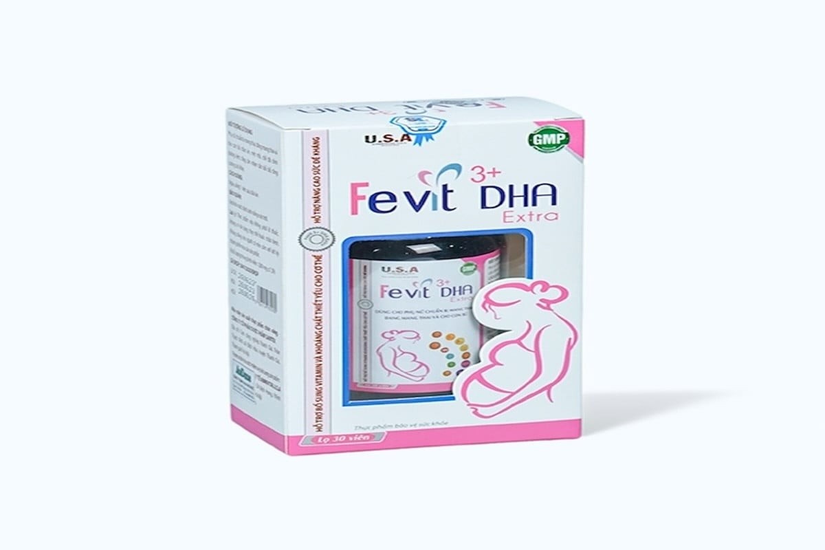 Fevit DHA là sản phẩm thuốc sắt cho bà bầu phổ biến hiện nay