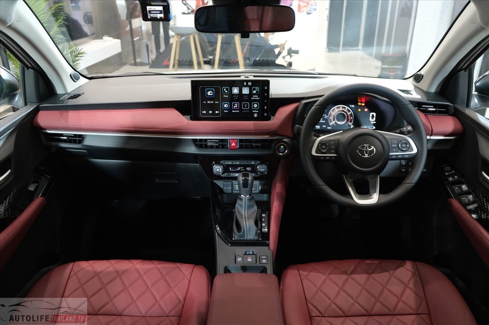 nội thất của Toyota Vios 2023 không có quá nhiều thay đổi về chất liệu