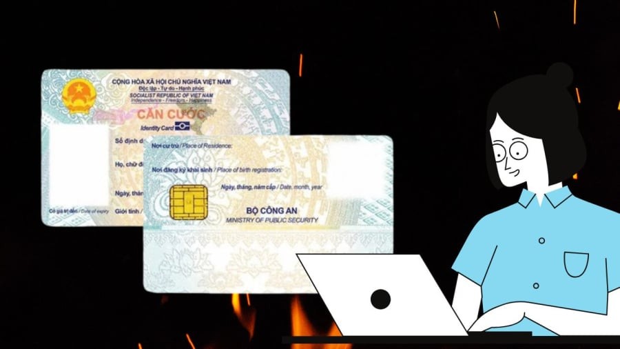 Người dân có thể nộp hồ sơ trực tuyến trước khi tới trực tiếp làm các thủ tục chụp ảnh, lấy vân tay, mống mắt