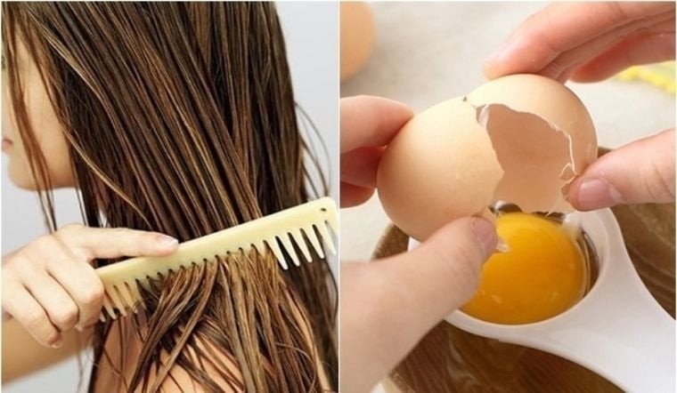 Nhờ các axit béo trong dầu ô liu và protein trong trứng, công thức này không chỉ nuôi dưỡng tóc