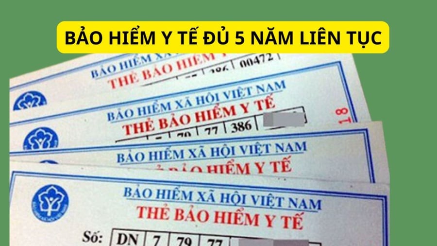 Đủ 5 năm liên tục sẽ được hưởng 100% khi số tiền cùng chi trả lớn hơn 6 lần lương cơ sở