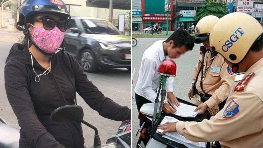 Đeo tai nghe khi lái xe, người điều khiển phương tiện có thể bị xử phạt rất nặng.