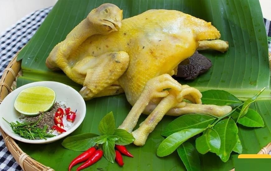 Gà luộc vàng da, chín đều, không lo bị đỏ