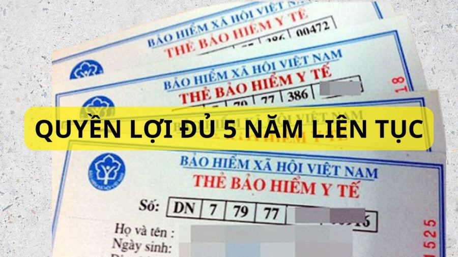 Tham gia bảo hiểm y tế 5 năm liên tục giúp tăng quyền lợi
