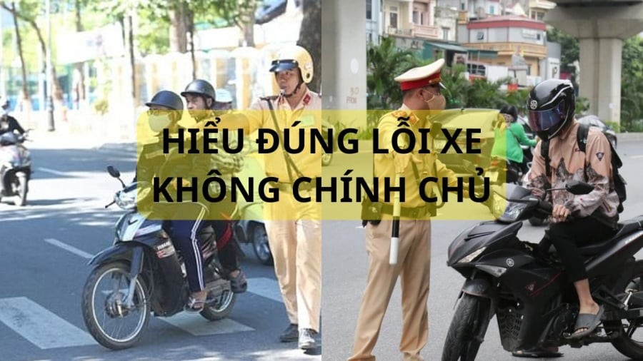 Xe không chính chủ là tên sở hữu trên giấy tờ không khớp với người sở hữu thực tế