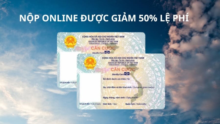 Người dân chú ý các trường hợp được nộp hồ sơ làm căn cước hoàn toàn online