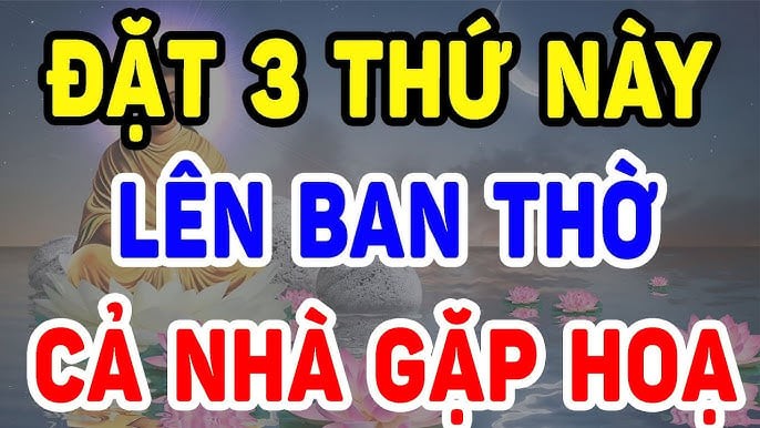 3 thứ đặt trên bàn thờ ảnh hưởng xấu