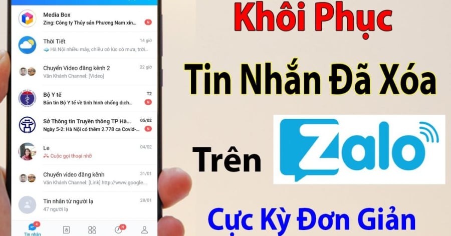 Khôi phục tin nhắn Zalo