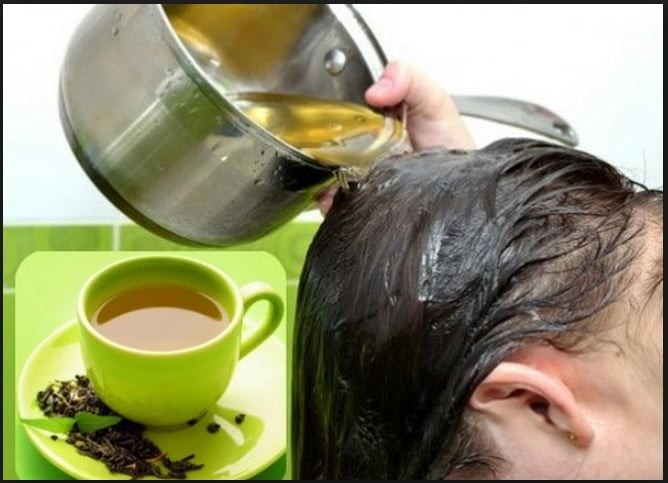 Trong lá trà xanh có chứa hoạt chất caffeine tự nhiên giúp ức chế hormone DHT (dihydrotestosterone) – một trong những nguyên nhân chính gây ra tình trạng rụng tóc ở cả nam và nữ