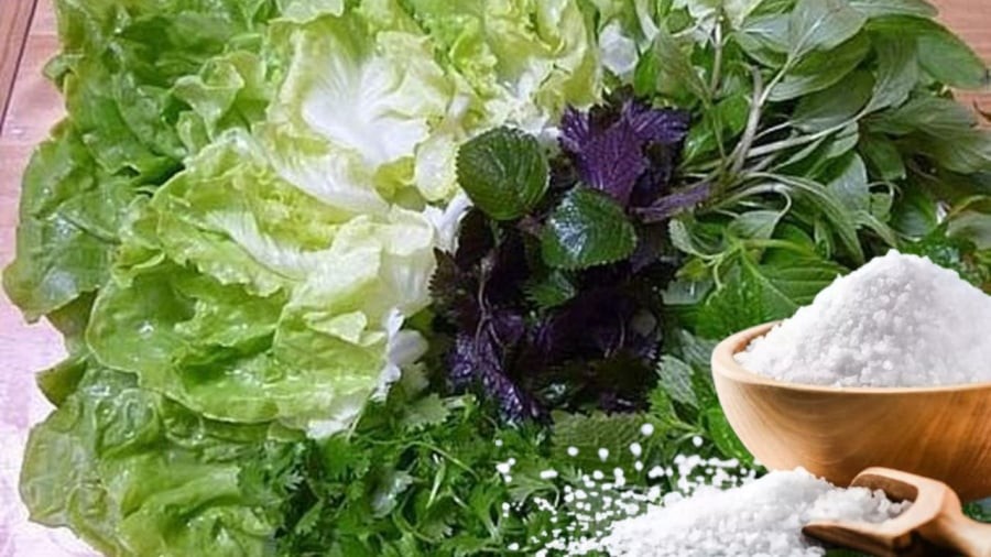 Ngâm rau củ bằng nước muối không hiệu quả như chúng ta vẫn tưởng