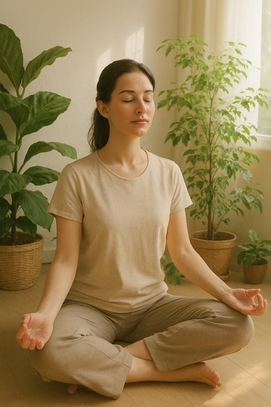 Chỉ cần ngồi yên lặng 10 phút mỗi sáng, hít thở sâu và lắng nghe cơ thể, bạn sẽ nhận thấy tâm trí nhẹ nhàng hơn rất nhiều