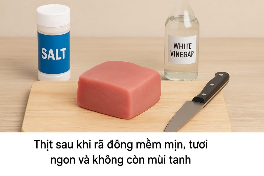 Muối và giấm là những nguyên liệu cơ bản, có sẵn trong mọi căn bếp, không cần tốn kém để mua thêm thiết bị hay hóa chất đặc biệt
