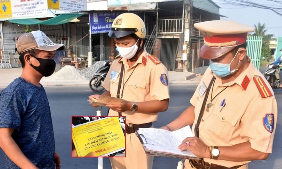 Tháng 5/2025: Người dân đã mua bảo hiểm xe máy bắt buộc mà không làm việc này vẫn bị CSGT xử phạt