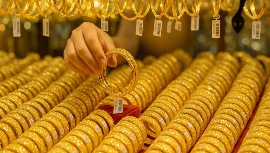 Trên thị trường tự do, giá vàng miếng SJC còn giảm sâu hơn nữa