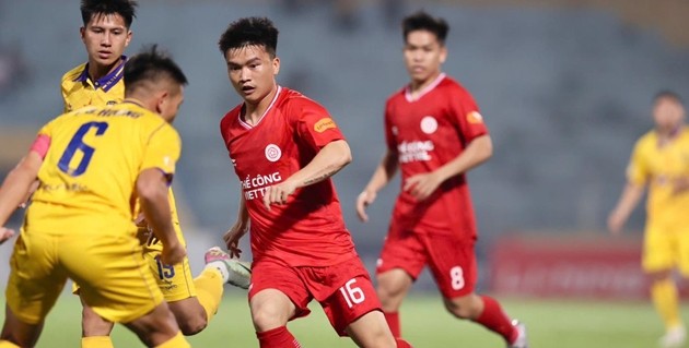 Viettel đánh bại SLNA với tỷ số tối thiểu 1-0.