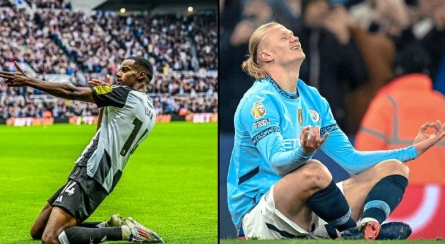 Isak và Haaland.