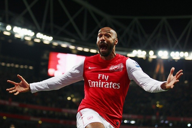 Henry đã có nhiều kỷ niệm đáng nhớ cùng Arsenal.