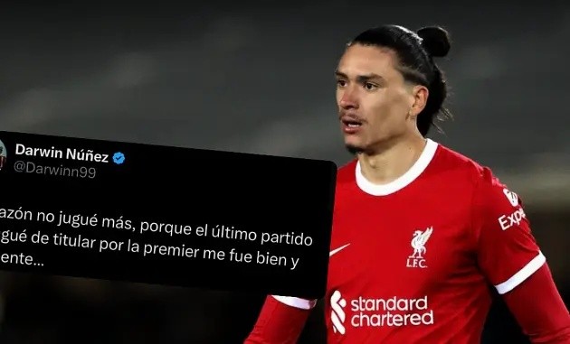 Nunez có hành động gây sốc.