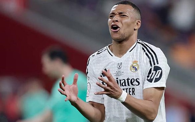Nỗ lực của Kylian Mbappe là không đủ.