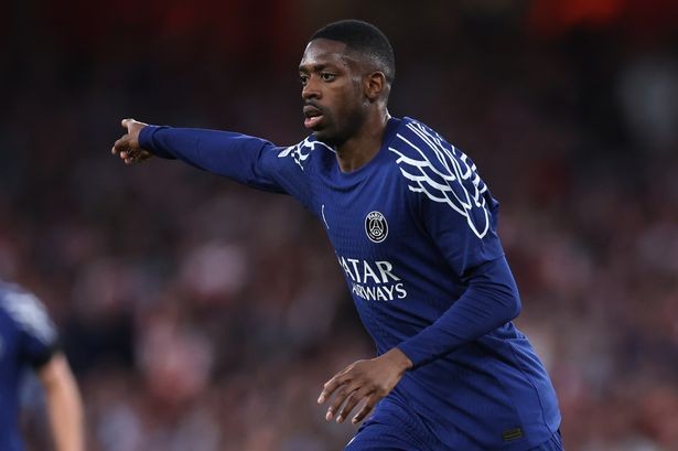 Dembele đã giúp PSG thắng lượt đi.