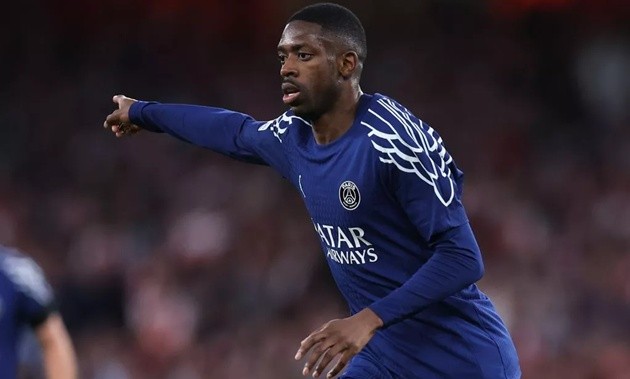 Dembele dính chấn thương trước trận tái đấu với Arsenal