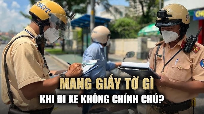 Theo quy định hiện hành, không xử phạt người điều khiển phương tiện không đứng tên trong Giấy đăng ký xe, nếu chỉ là mượn xe để sử dụng hợp pháp.