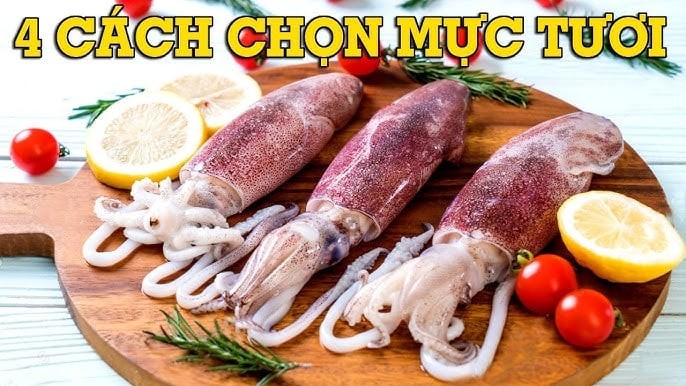 Bí quyết chọn mực tươi ngon