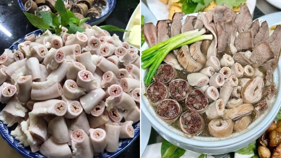 Lòng lợn là món ăn dân dã, hấp dẫn nhưng không phải ai cũng nên ăn.