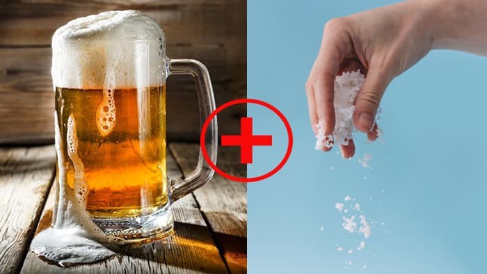 Thêm muối vào bia mang lại nhiều lợi ích