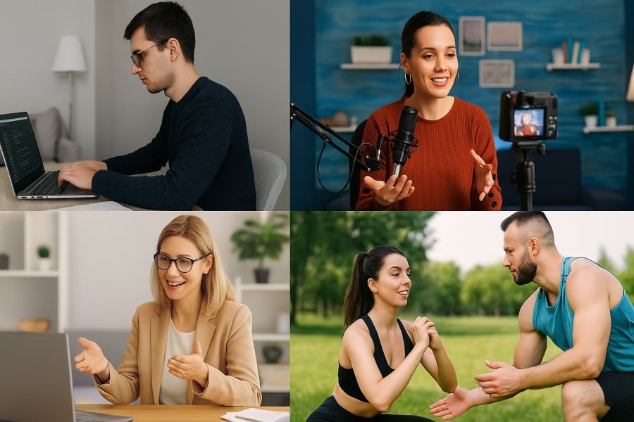 Từ lập trình viên đến huấn luyện viên thể hình – các nghề tự do đang mở ra cơ hội thu nhập cao và sự tự chủ cho thế hệ lao động mới