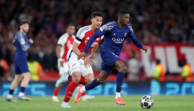 Ousmane Dembele được kỳ vọng giúp PSG đánh bại Arsenal để tiến vào trận chung kết Champions League.