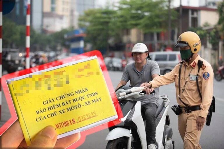 Trường hợp người dân có bảo hiểm xe máy vẫn bị CSGT xử phạt khi nào?