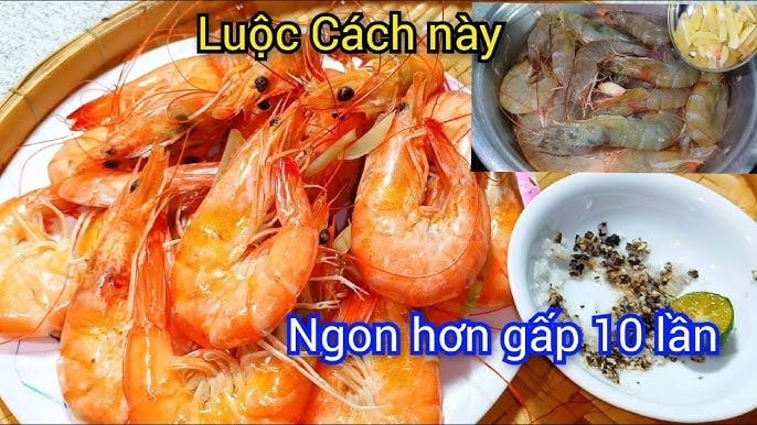 Cách hấp luộc tôm ngon