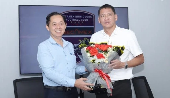 HLV Anh Đức sẽ đồng hành cùng câu lạc bộ Bình Dương.