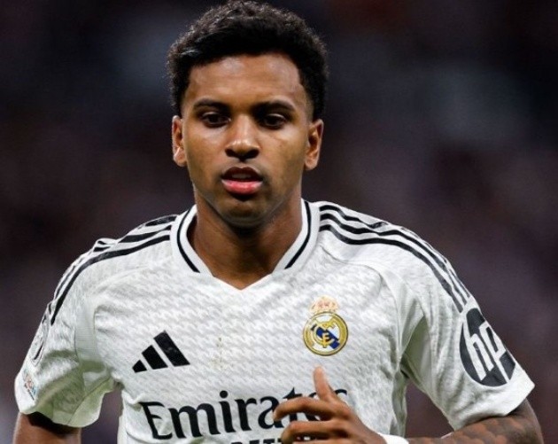 Rodrygo trong màu áo Real.
