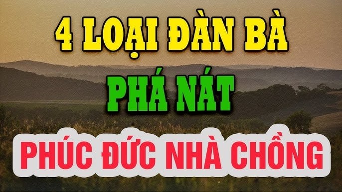 Những kiểu đàn bà mất hết phúc lộc