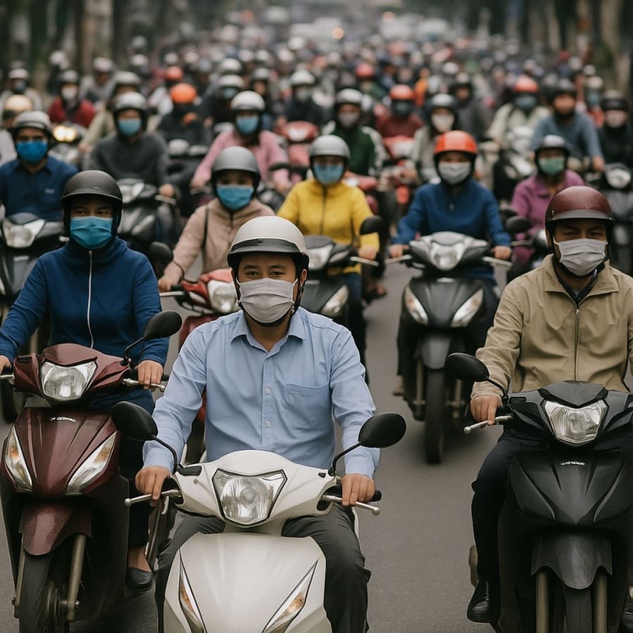 Muốn lái xe máy ra đường người dân phải chú ý điều kiện bằng lái, giấy tờ xe, sức khỏe...