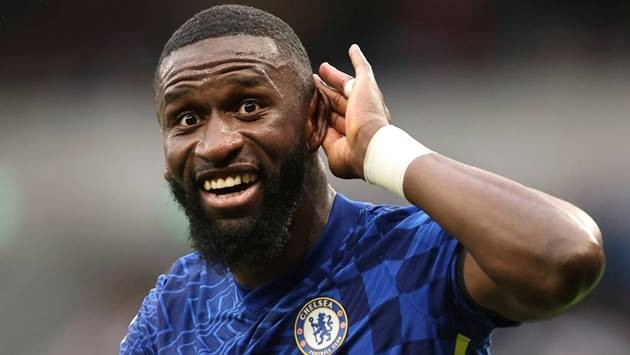 Rudiger trong màu áo Chelsea ngày nào.