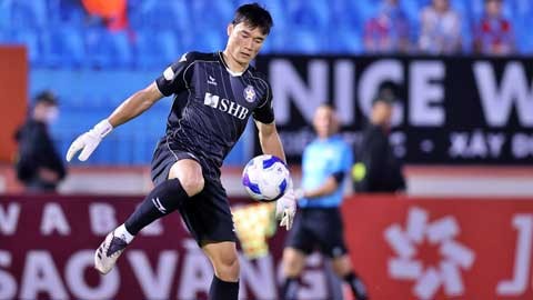 Bùi Tiến Dũng đã có pha băng lên ghi bàn.