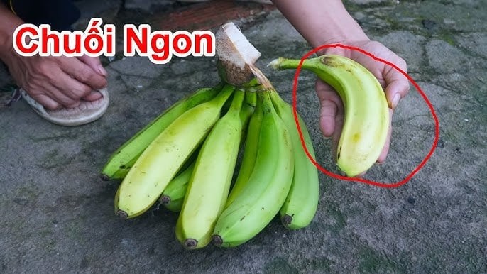Quả chuối cong tự nhiên có độ ngọt đậm, bổ dưỡng