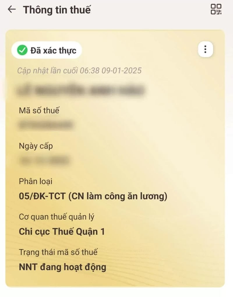 tao ma so thu ca nha tren VNID