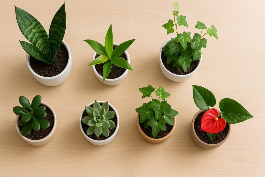 Đặt cây phong thủy đúng loại, đúng vị trí có thể giúp cải thiện tinh thần và thu hút vận may trong công việc.
