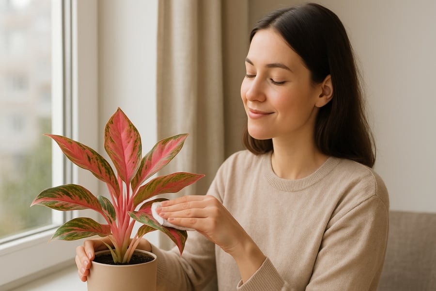 Chăm cây mỗi sáng không chỉ giúp thư giãn mà còn góp phần tăng vượng khí cho ngôi nhà.