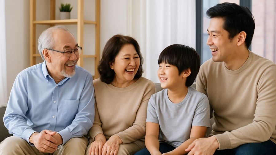 Thế hệ khác nhau về quan niệm cách sống nên cha mẹ già chớ xem kinh nghiệm mình là đúng là tối thượng thì không khí sẽ vui vẻ