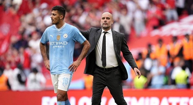 Rodri chưa chắc đá chung kết FA Cup