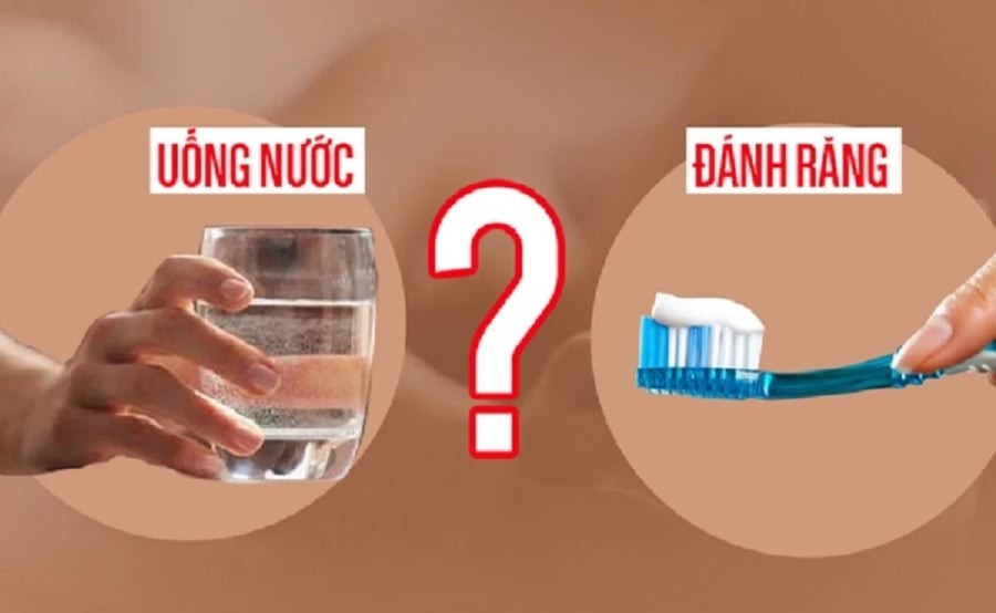 Nếu bạn đang trong tình trạng đau họng, viêm lợi hoặc dễ bị rối loạn tiêu hóa, thì việc uống nước trước khi làm sạch miệng lại càng nguy hiểm.
