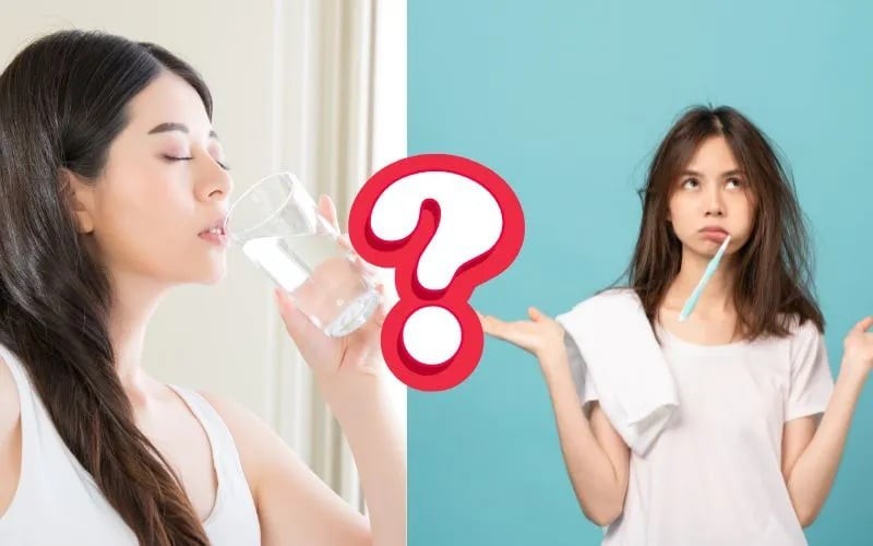 Theo lời khuyên từ các chuyên gia y tế, sáng ngủ dậy uống nước trước khi đánh răng mang lại nhiều lợi ích hơn cho cơ thể